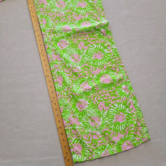 Lilly Pulitzer Women's The Beach Pant Sunnyside Lion Wide-Leg Size XL - Picture 10 of 13